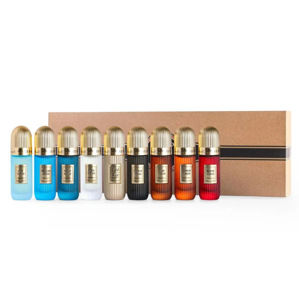 Ibrahim Al Qurashi Tobacco Tobacco Collection 9 x 20ml Extrait de Parfum
