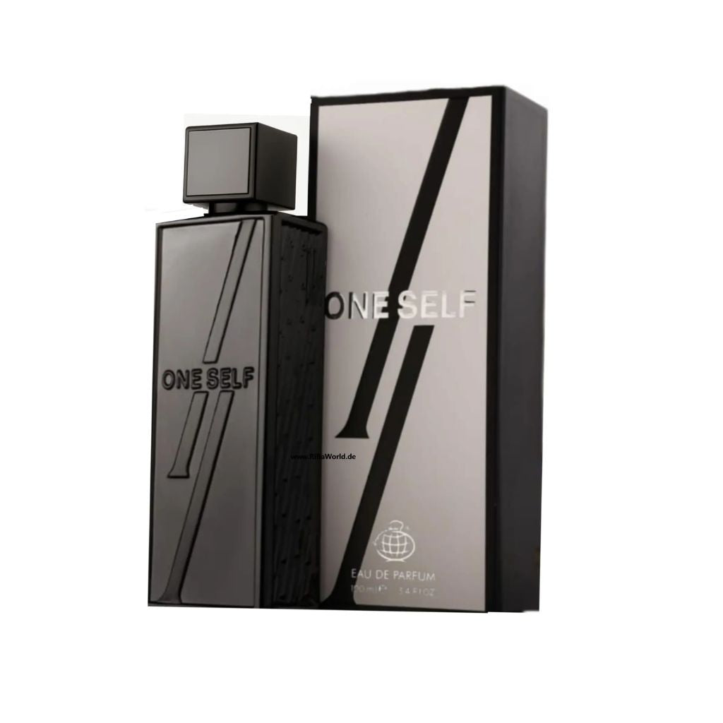 Herrparfym Tolkning av YSL MYSLF med doften Fragrance World One Self i svart flaska och förpackning