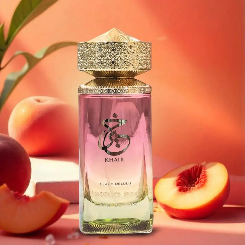 Paris Corner Khair Peach Delulu 100ML Eau De Parfum - Dupescents.se