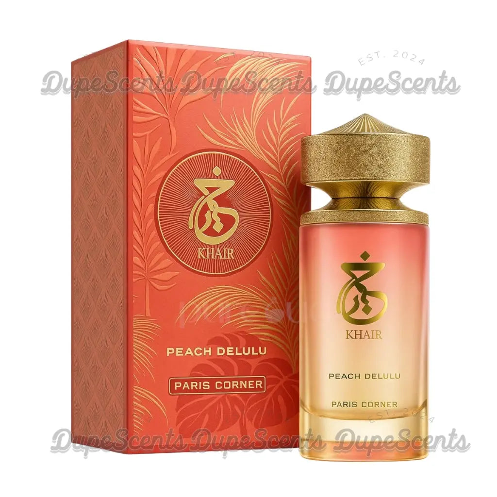 Paris Corner Khair Peach Delulu 100ML Eau De Parfum - Dupescents.se
