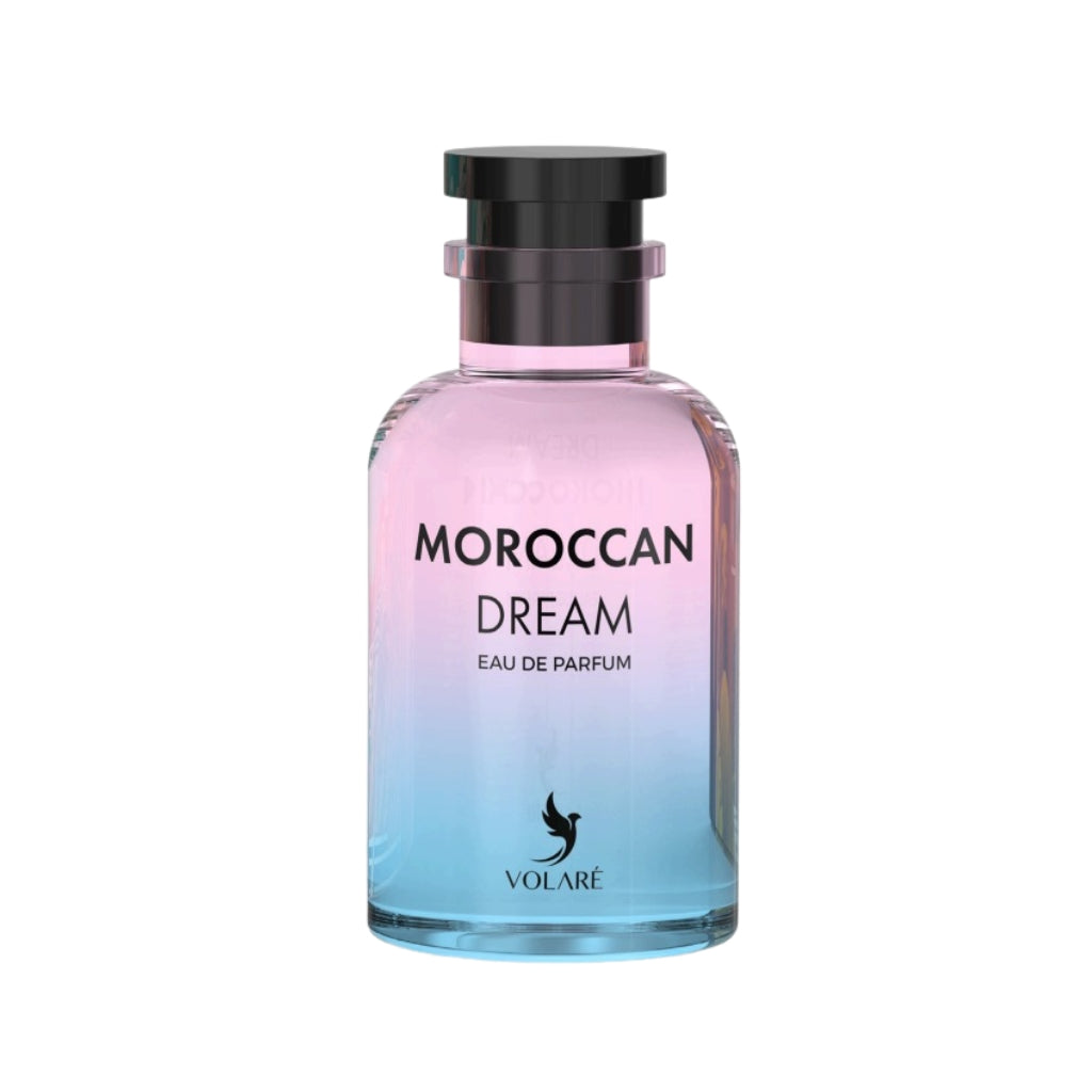 Volare Moroccan Dream herrparfym med doftinspiration från LV California Dream i rosa och blå flaska
