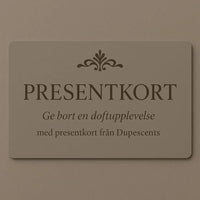 Gift cards at dupescents 