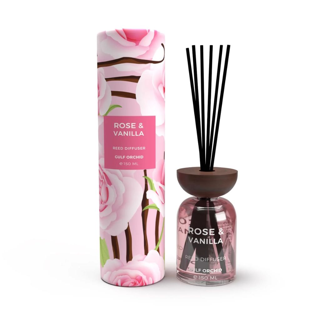 Gulf Orchid Rose & Vanilla Doftstickor 150ml - Dupescents.se