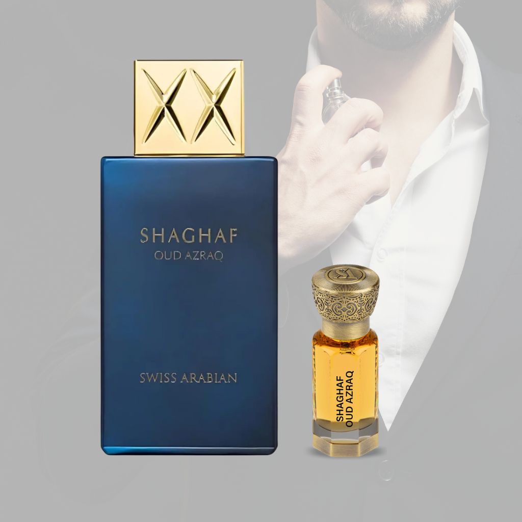 Swiss Arabian Shaghaf Oud Azraq Bundle + Discoveryset