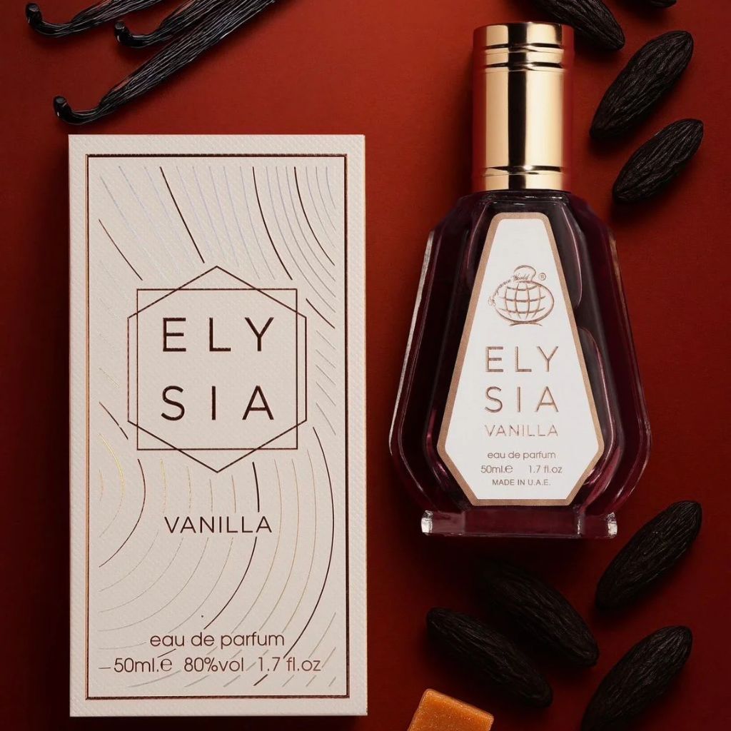 Fragrance World Elysia Vanilla 100ML Eau De Parfum - Dupescents.se
