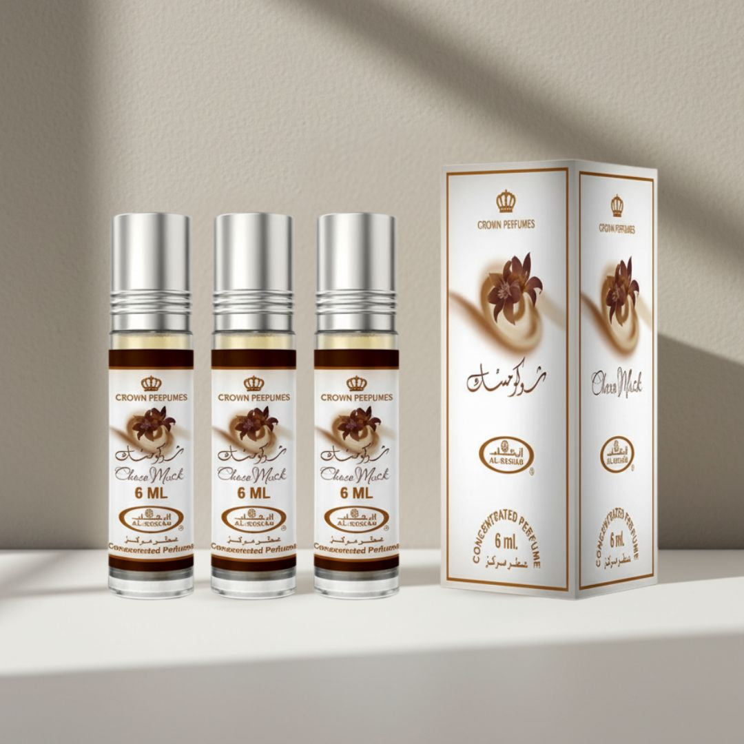 Al Rehab Choco musk 6x3ml Concentrated Perfume Oil