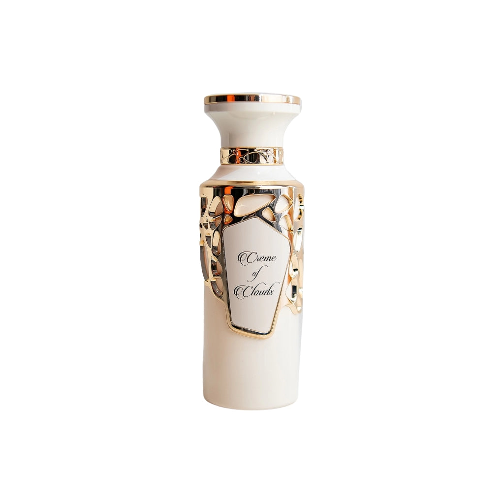Fragrance World Original damparfym Creme Of Clouds i elegant flaska med prydnader
