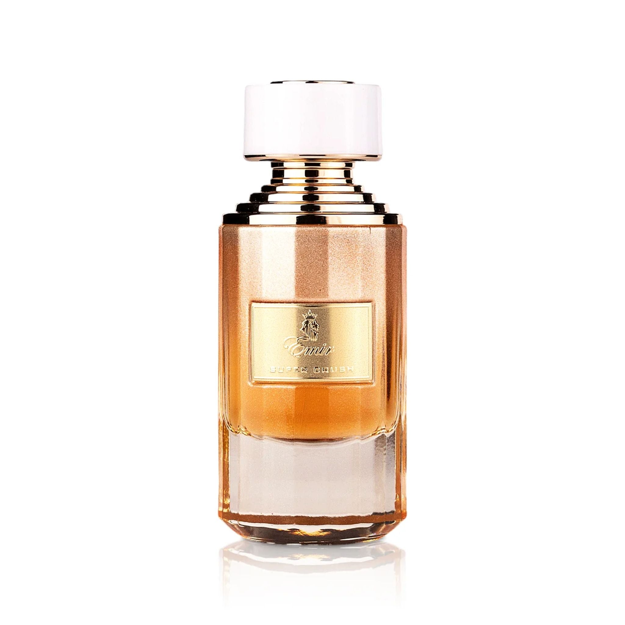 Damparfym Tolkning av Mancera - Instant Crush med en elegant flaska i guld och genomskinlig design, Super Crush