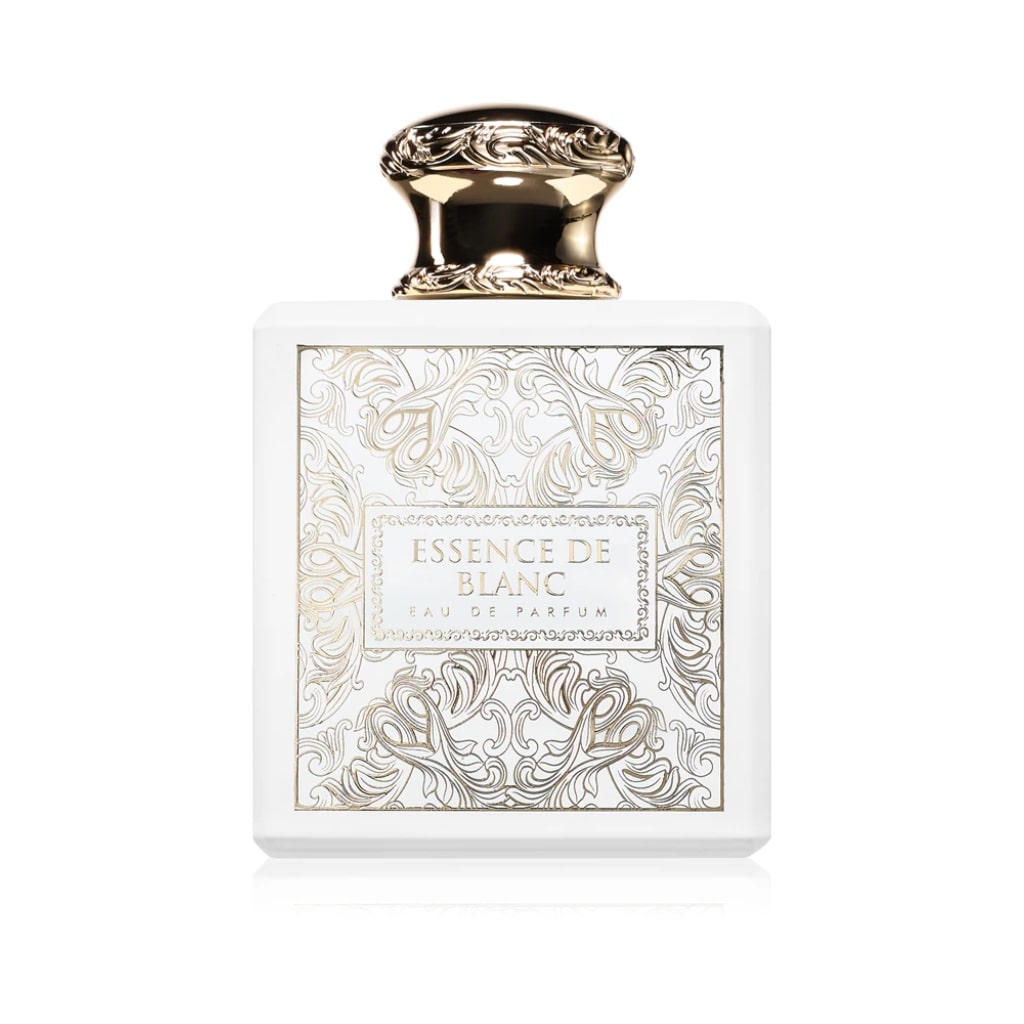 French Avenue Essence De Blanc herrparfym i eleganta flaskan med detaljerad design