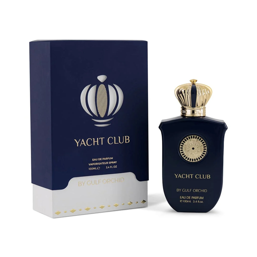 Tolkning av Xerjoff 40 Knots Herrparfym Gulf Orchid Yacht Club med elegant förpackning och unik doft