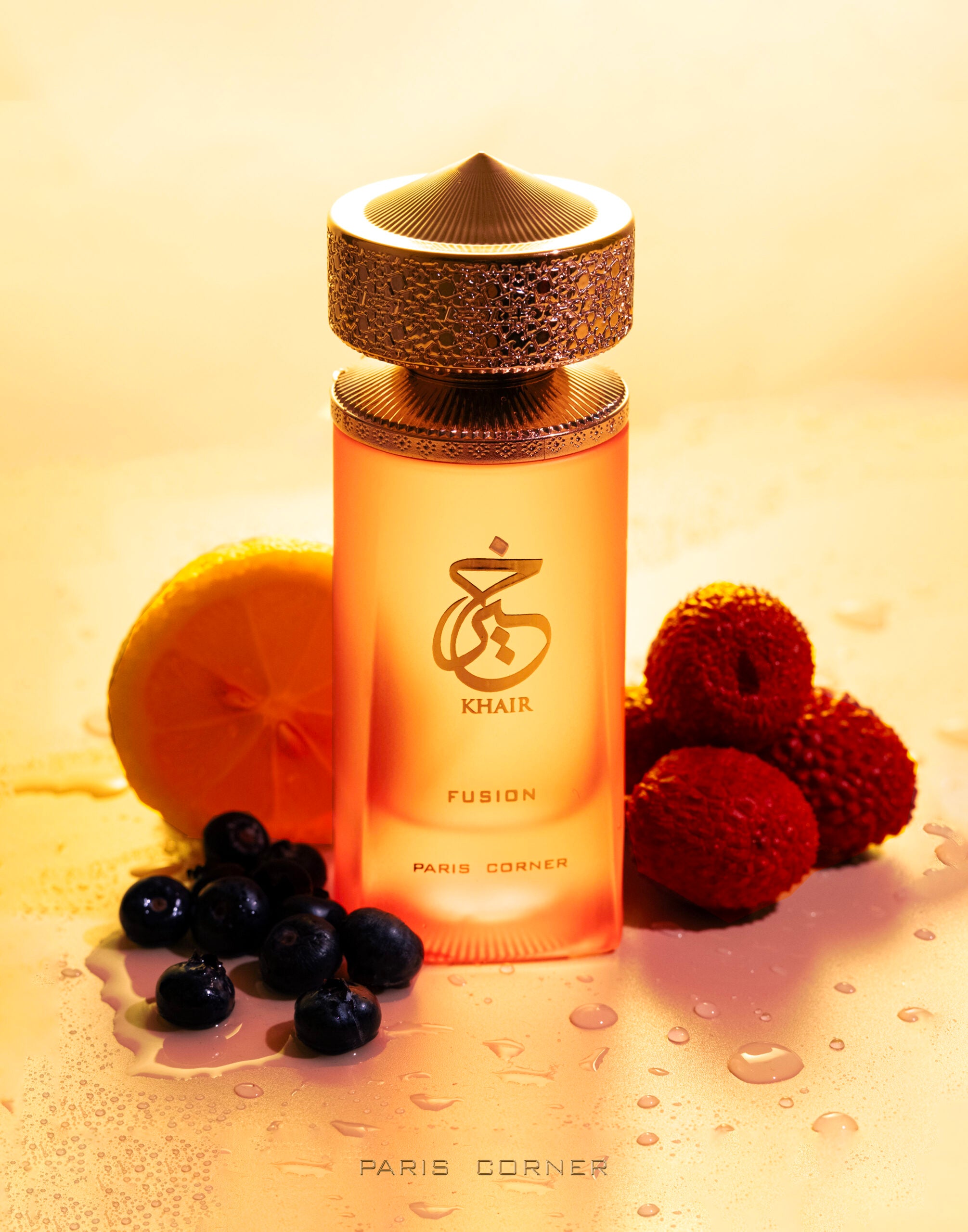 Khair Fusion damparfym från Tolkning av Kayali med fruktiga noter av lychee och citrus