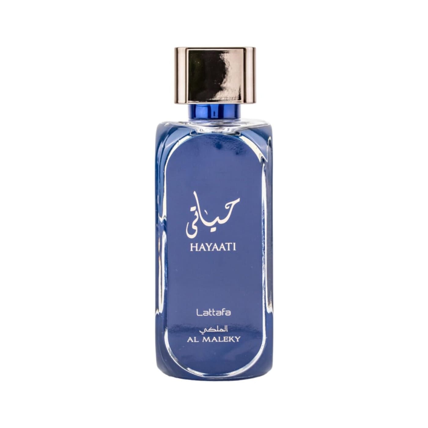Hayaati Al Maleky 100ml edp för män i en elegant blå flaska med lyxig design