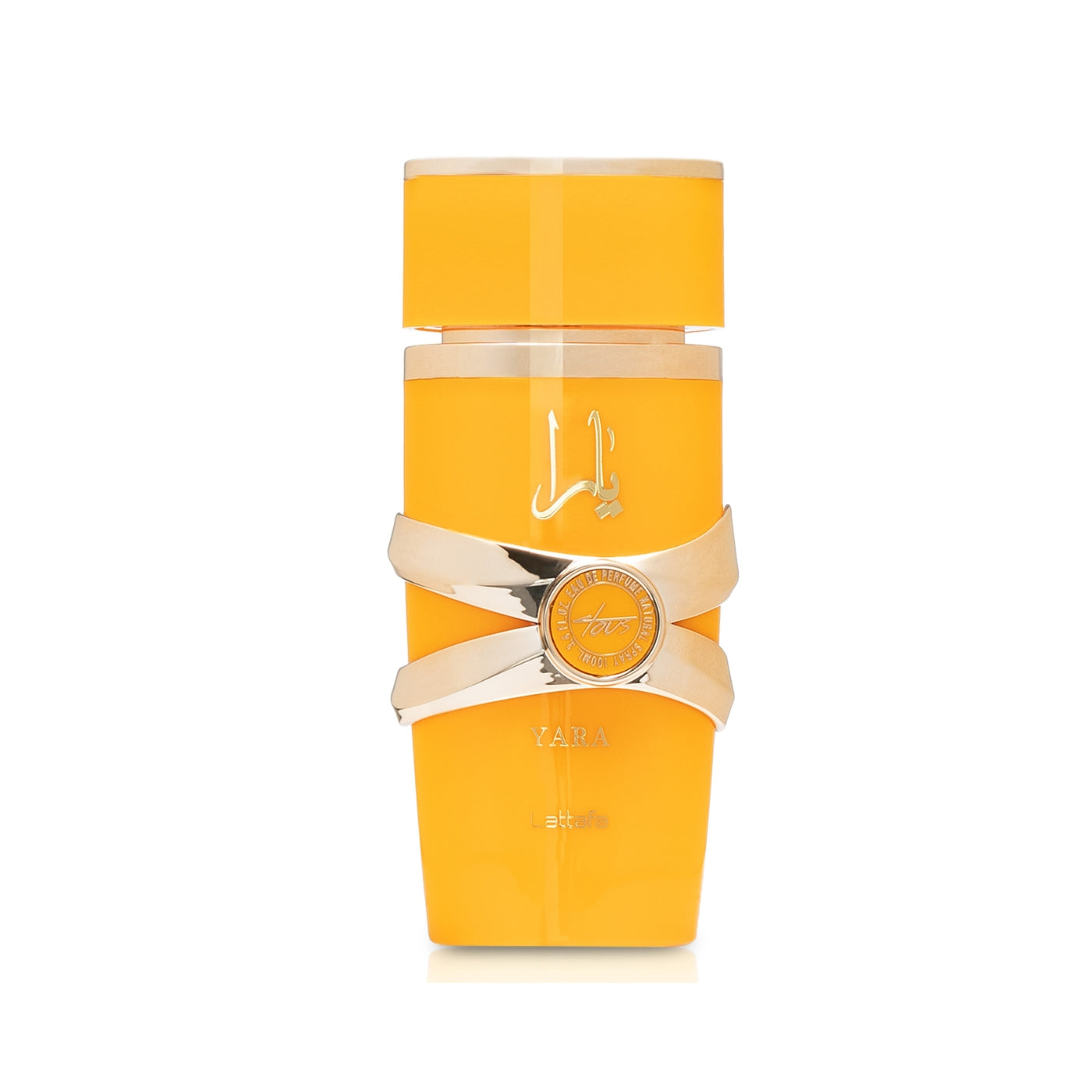 Yara Tous 100ml edp i en elegant gul flaska med stilren design och silverdetaljer