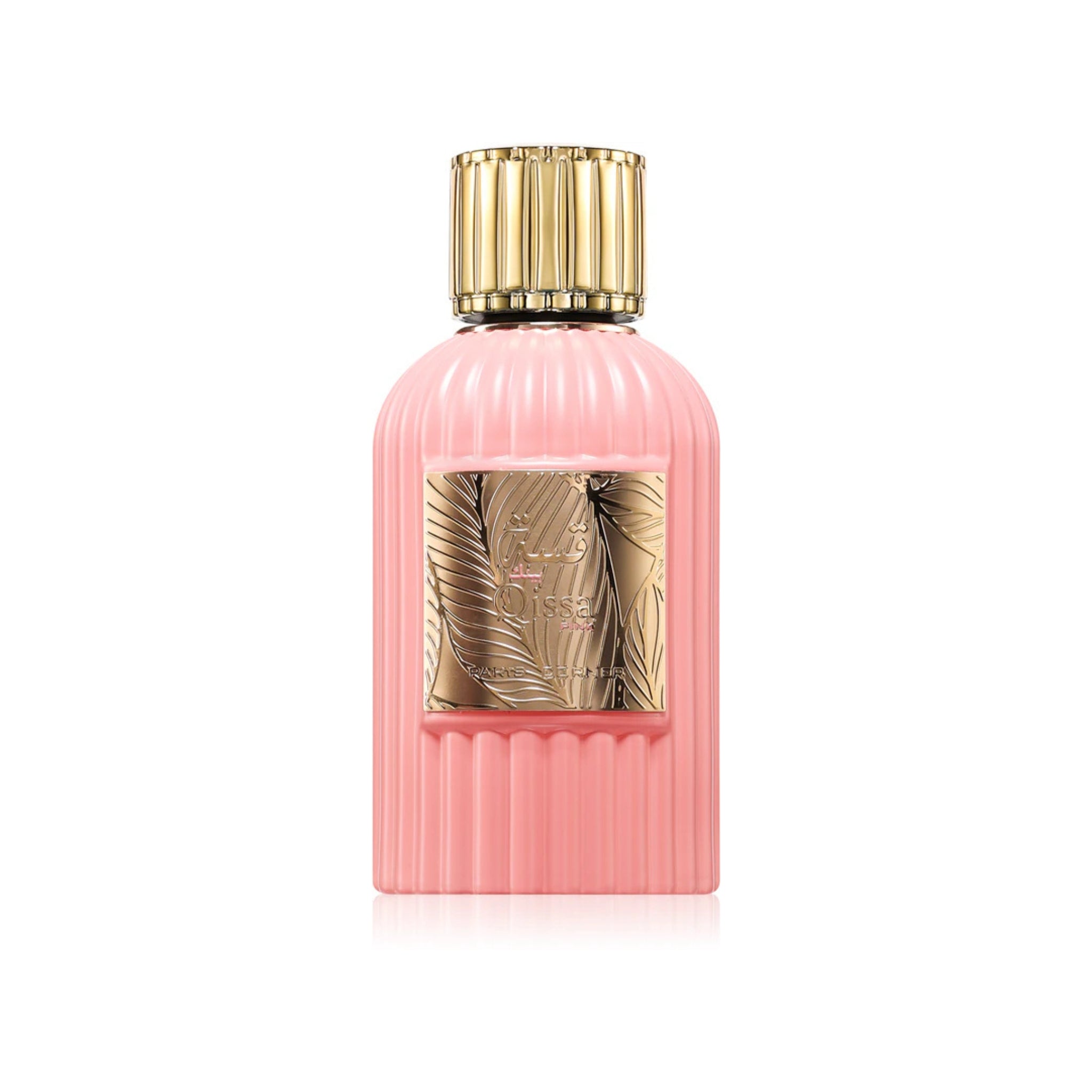 Qissa Pink damparfym från Paris Corner Original i en rosa flaska med elegant design